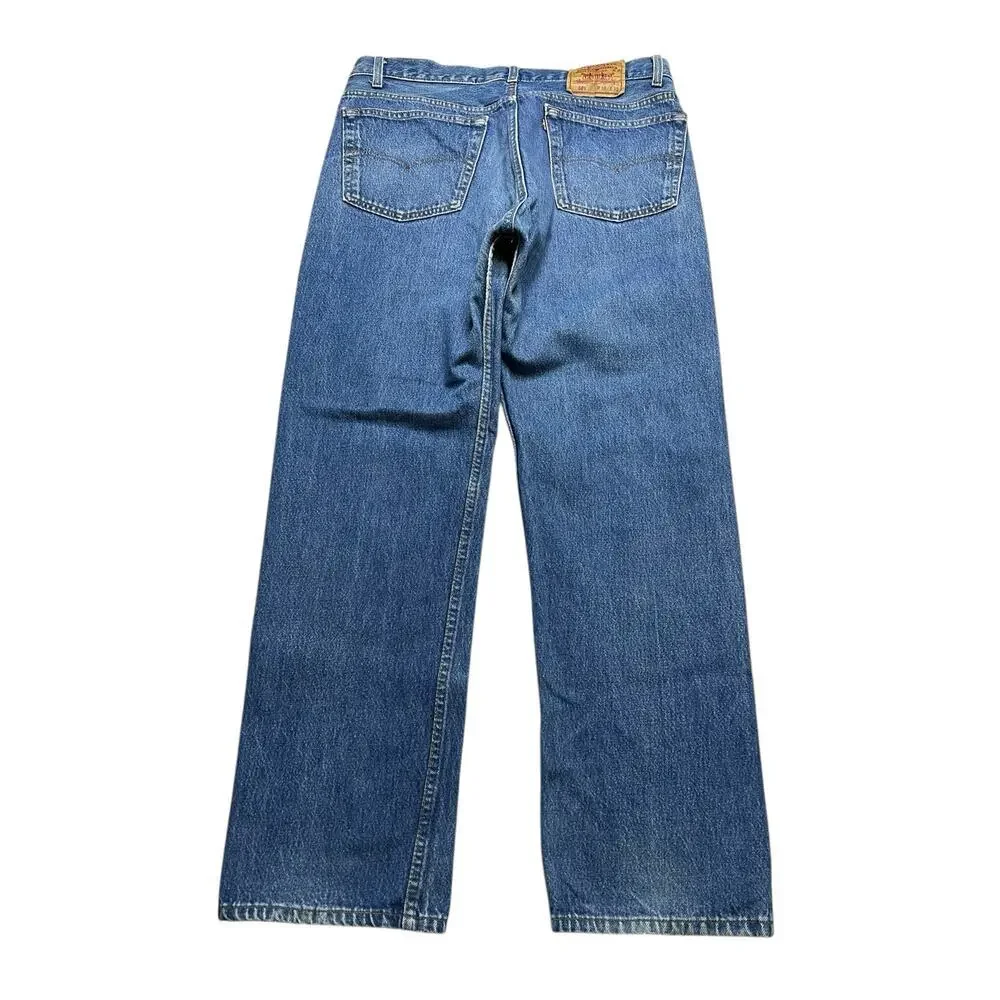 Levi's 80s 501 Jeans Men's 38x30 USA Vintage Distressed Blue Denim Actual 35x29